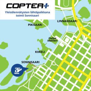 Yleisölennätysten kartta Sonnisaari, Copterplus